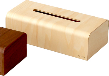 おしゃれな木製ティッシュケース2