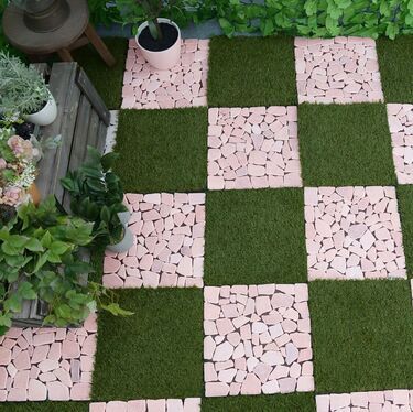 庭に敷くタイルおすすめ9選 雑草対策に置くだけのタイルやdiyのやり方を紹介