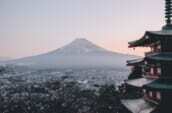 お正月らしい富士山の写真