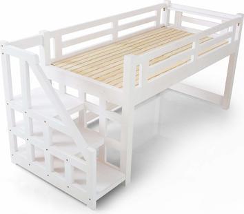 ロータイプの木製ロフトベッドおすすめ1