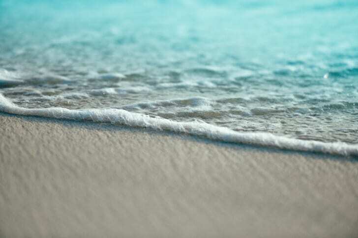 white sand