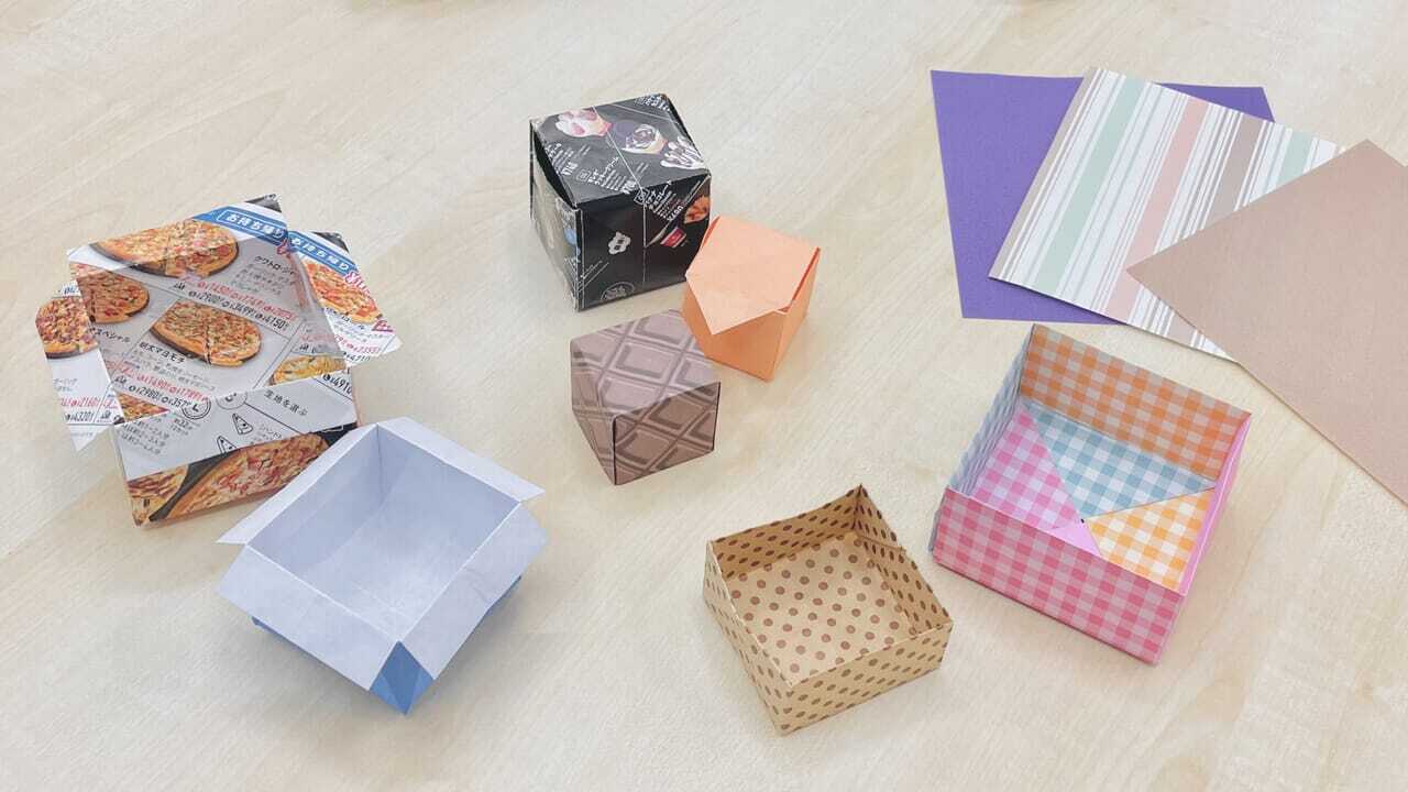 折り紙の箱の作り方のアイキャッチ