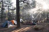 ファミリーキャンプ初心者におすすめのテントの写真