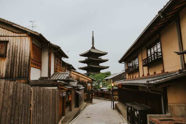 修学旅行先の定番の京都の写真