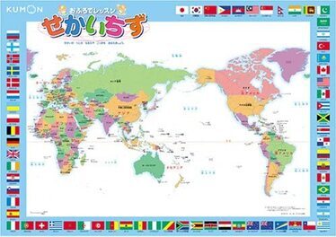 こども向け世界地図ポスターのおすすめ10選 国旗も学べるわかりやすいお風呂用ポスターも