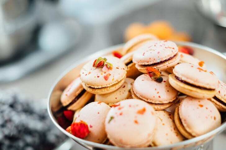 macarons, french, pastries