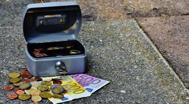 手提げ金庫の写真