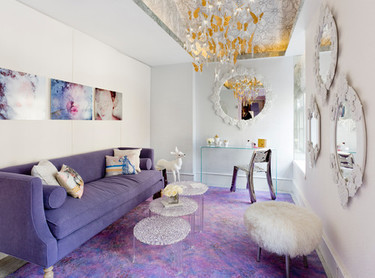 紫の部屋のかわいいインテリアコーディネート 家具のカラー使いの方法も紹介